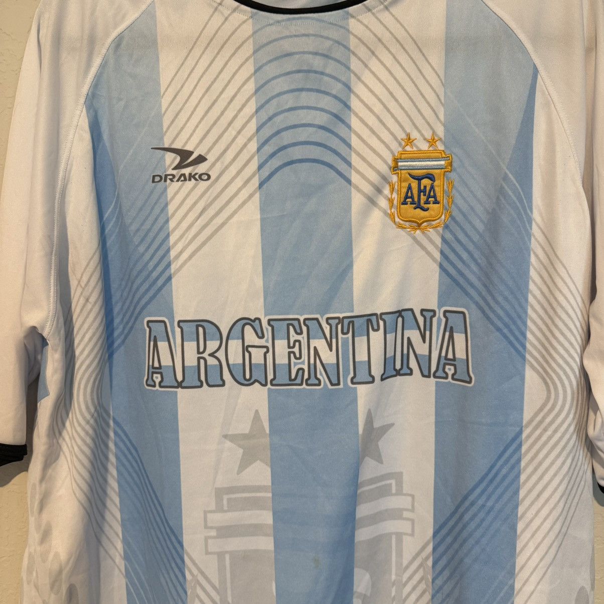 Other Vintage Argentina Soccer Jersey Kit Size US L / EU 52-54 / 3 - 3 Thumbnail