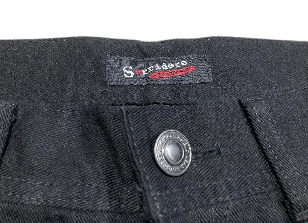 Hysteric Glamour × If Six Was Nine × Japanese Brand 🔥Sick Y2K Sorridere Glitter Splash Flared Black Denim Size US 34 / EU 50 - 11 Thumbnail