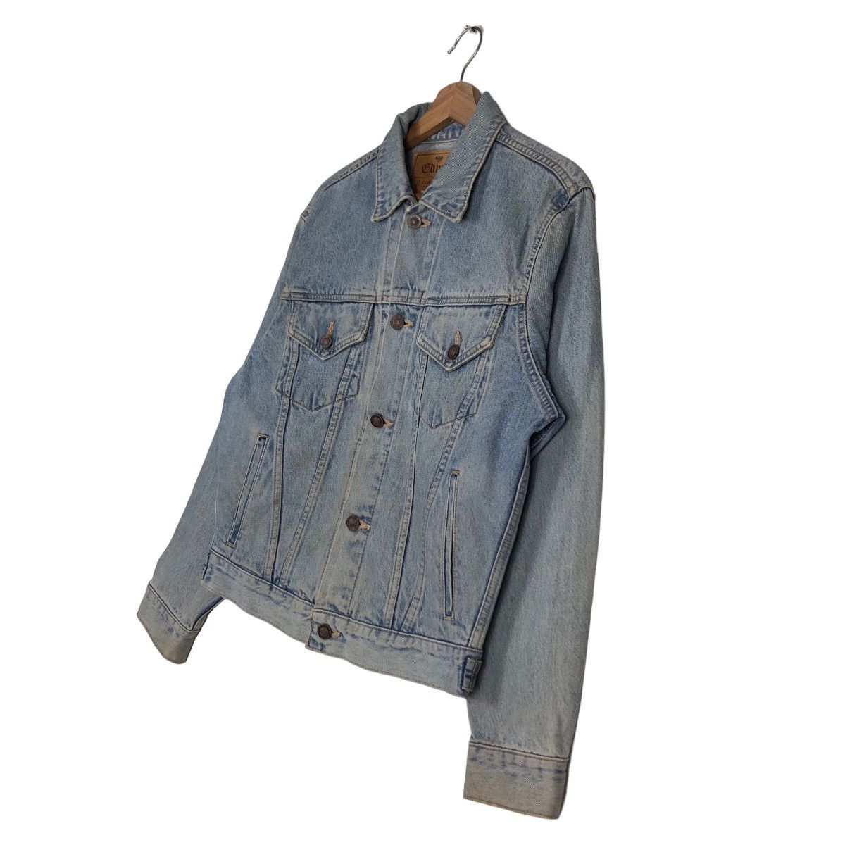 If Six Was Nine 🔥Vintage Trucker Denim Jacket Biker Edwin Size US M / EU 48-50 / 2 - 2 Thumbnail