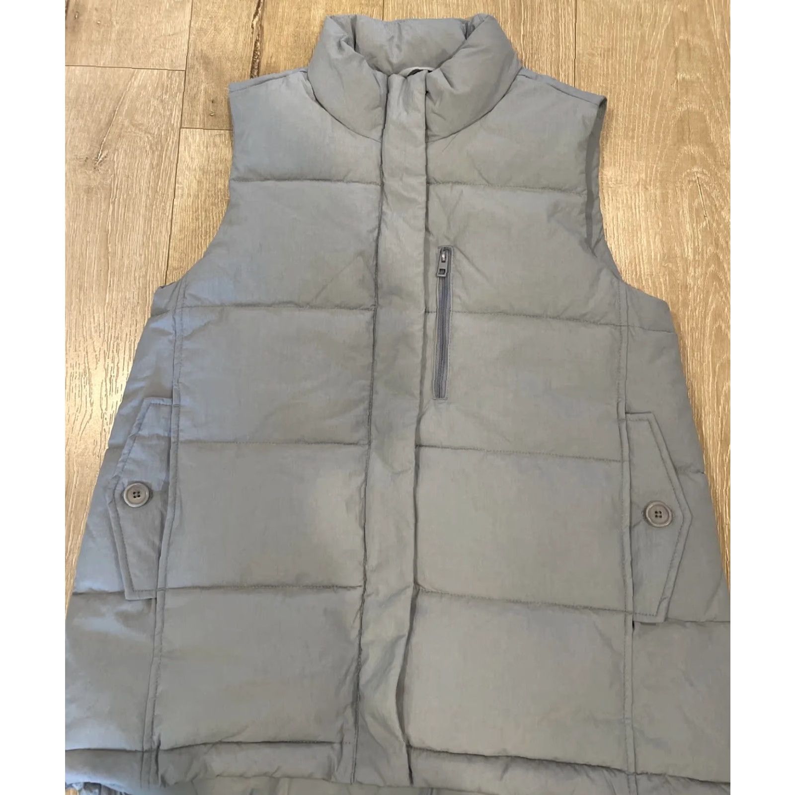 Madewell Madewell Zip-Up Puff Puffer Vest Size XXS Blue New NWT NH848 BLUE Size XXS / US 00 / IT 34 - 6 Thumbnail