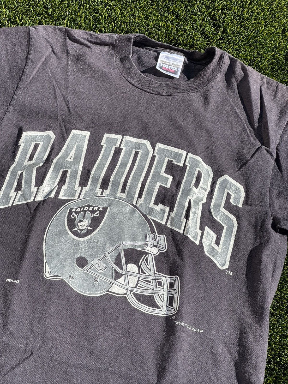 NFL × Tultex RAIDERS - VINTAGE TEE Size US L / EU 52-54 / 3 - 3 Thumbnail