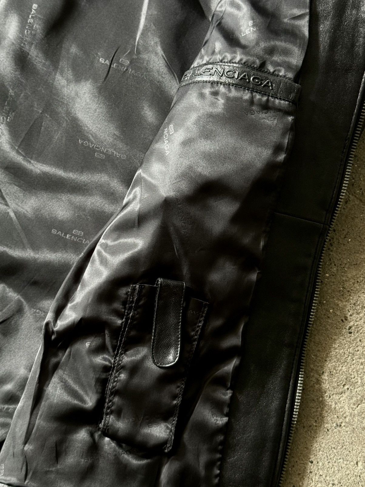 Balenciaga Balenciaga - 1997 - Nicolas Ghesquière - Moto Leather Jacket Size US L / EU 52-54 / 3 - 17 Thumbnail