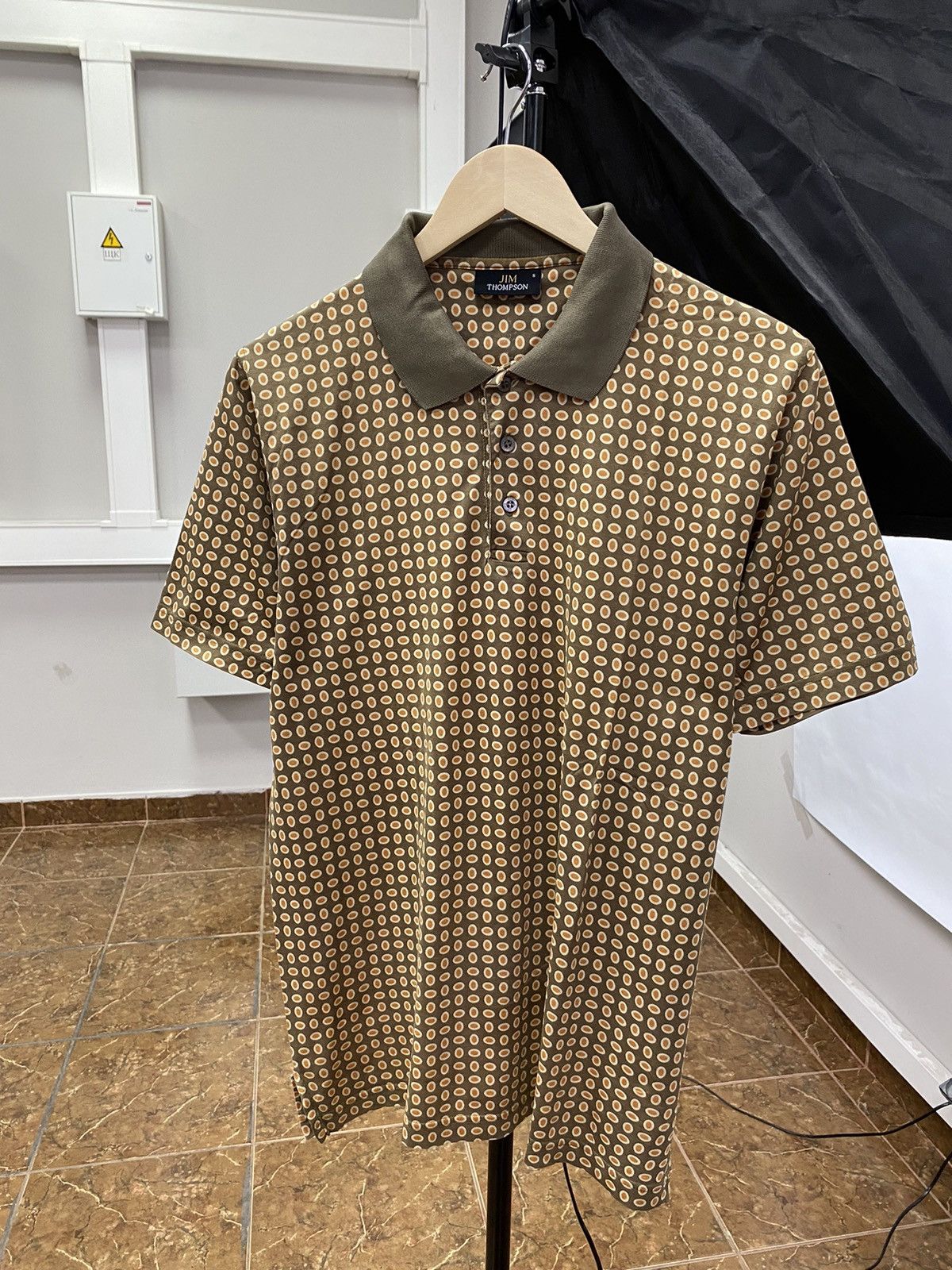 Jim Thompson Vintage 90s Jim Thompson Rare Graphic polo r-shirt Retro Size US S / EU 44-46 / 1 - 1 Thumbnail