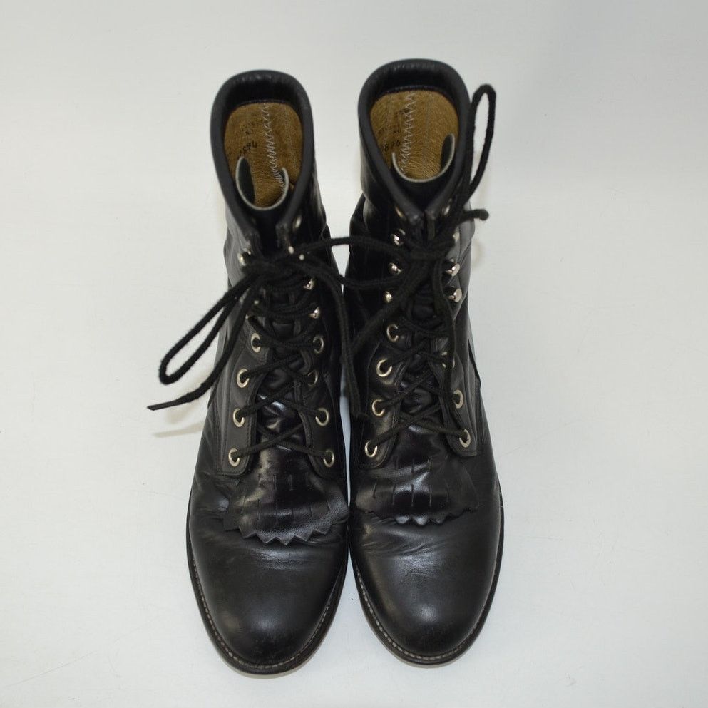 Justin Boots Justin Boots Womens Size 6 USA Western Roper Rodeo Cowgirl Size US 6 / IT 36 - 8 Thumbnail