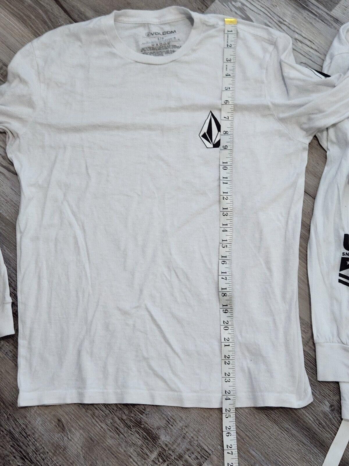 Volcom Mens Volcum Shirt Lot Small White Long Sleeve Deadly Stones Size US S / EU 44-46 / 1 - 4 Thumbnail