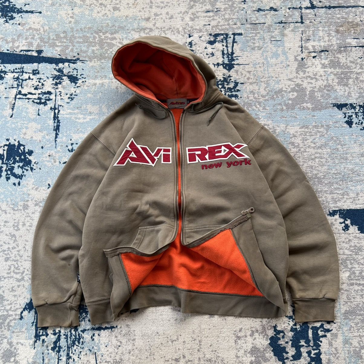 Avirex × Vintage Vintage avirex pile lined ziphoodie Size US XXL / EU 58 / 5 - 1 Thumbnail