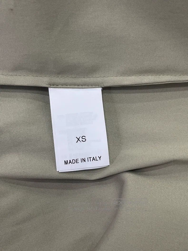 Brunello Cucinelli Brunello Cucinelli Olive Green Beaded Collar Shirt Size XS / US 0-2 / IT 36-38 - 5 Thumbnail