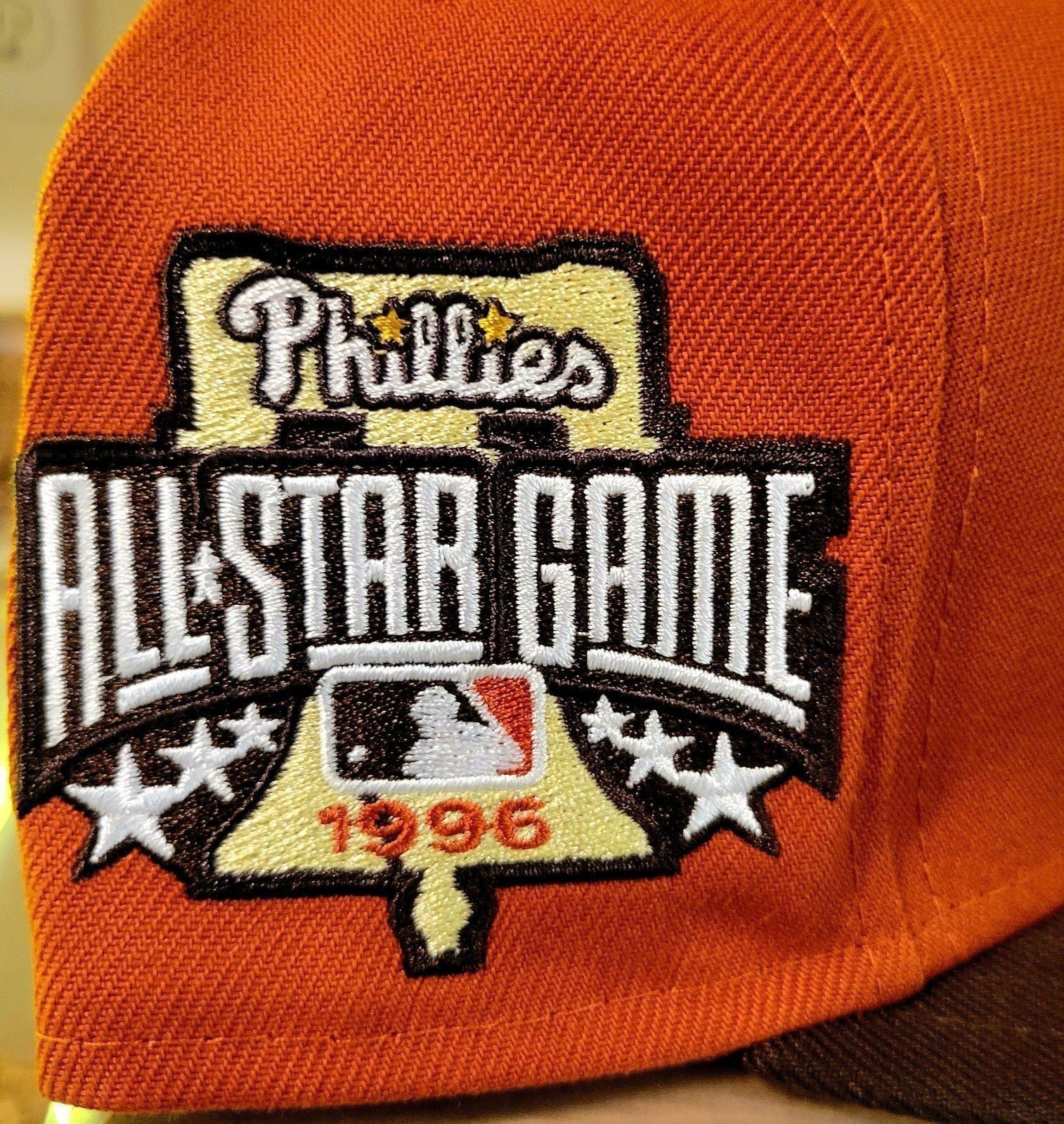 New Era *Firm* 7 3/4 Exclusive Fitted Philadelphia Phillies Hat Size ONE SIZE - 3 Thumbnail