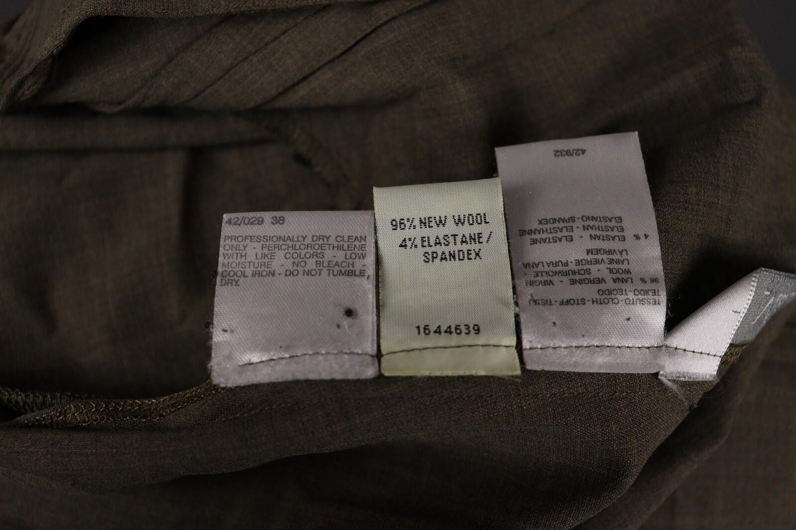 Designer Max Mara Wool Plus Lycra Brown Jacket Size USA 4 GB 8 Size S / US 4 / IT 40 - 10 Thumbnail