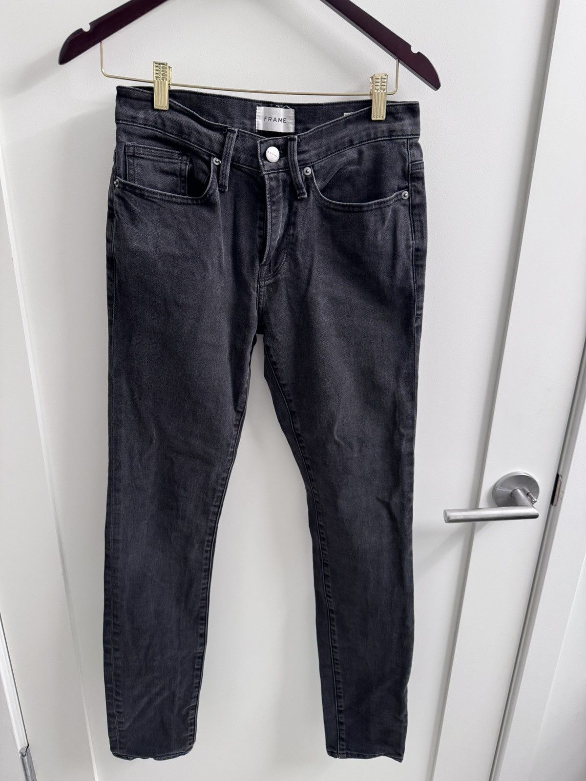 Frame Frame Dark Grey Jeans Size US 29 - 1 Thumbnail