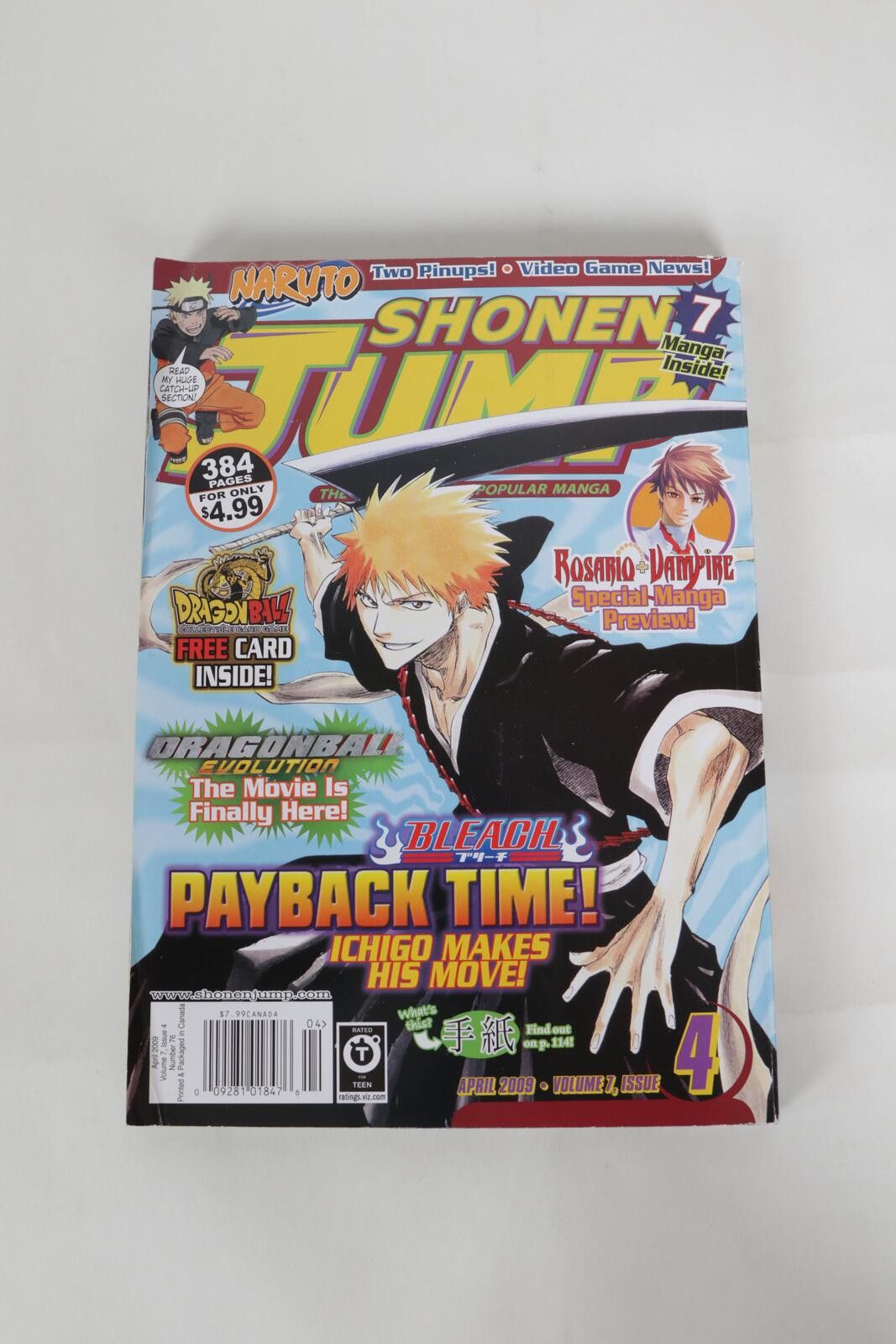 Other 09' Shonen Jump April Volume 7 Issue 4 Manga Size ONE SIZE - 1 Thumbnail
