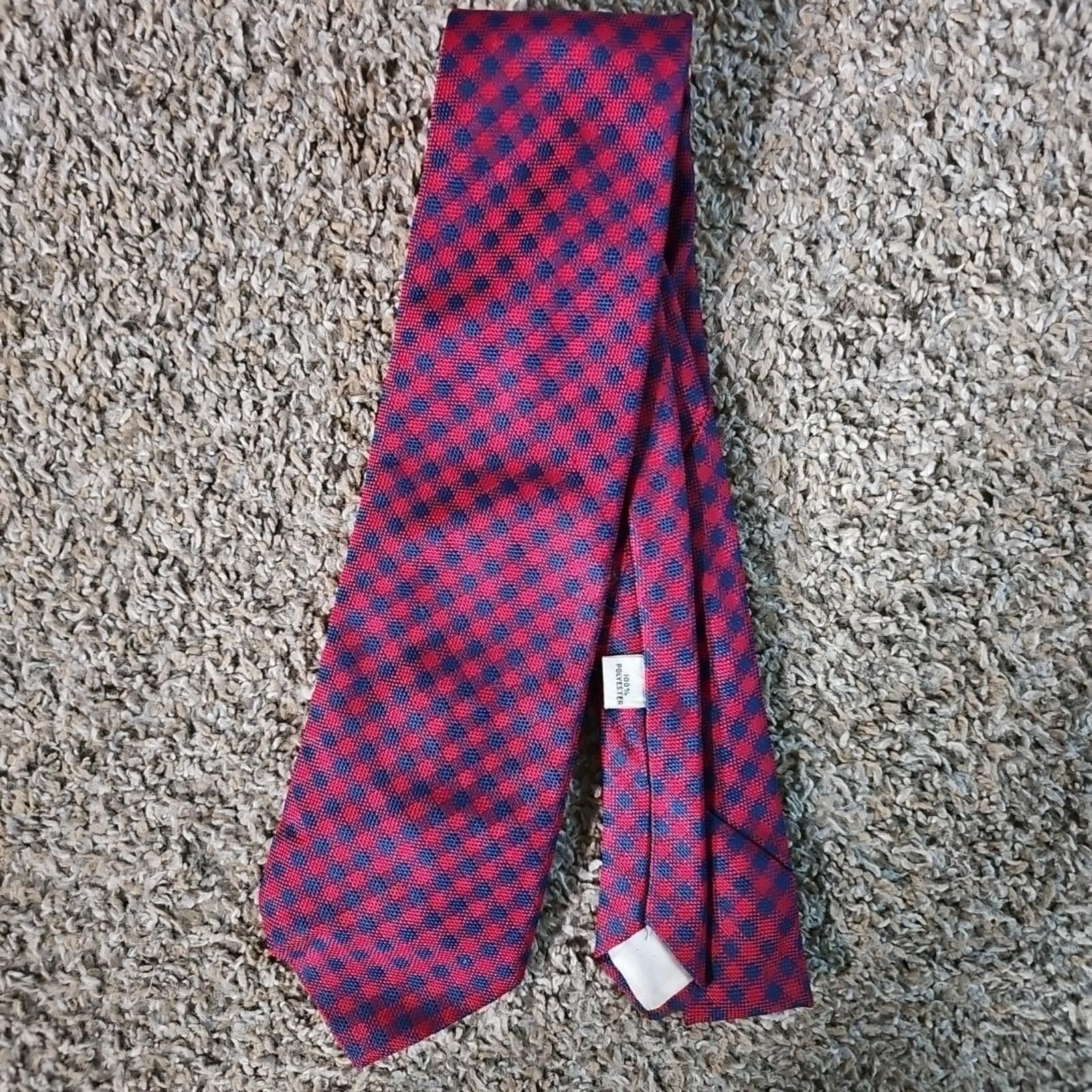 The Unbranded Brand neck tie for men Blue Red Plaid Size ONE SIZE - 1 Thumbnail
