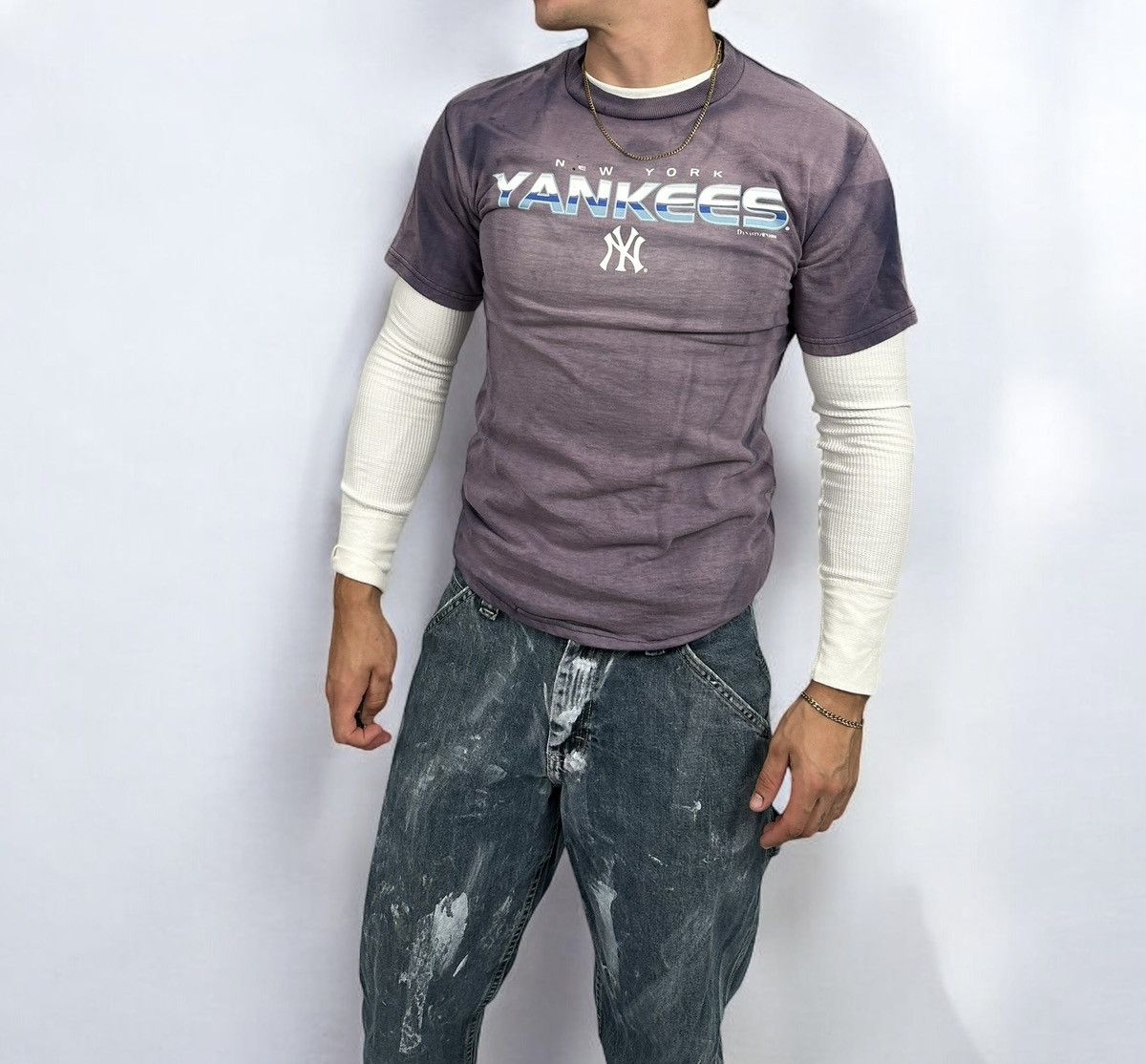 New York Yankees × Vintage Vintage sun faded New York Yankees Tee Size US S / EU 44-46 / 1 - 2 Thumbnail