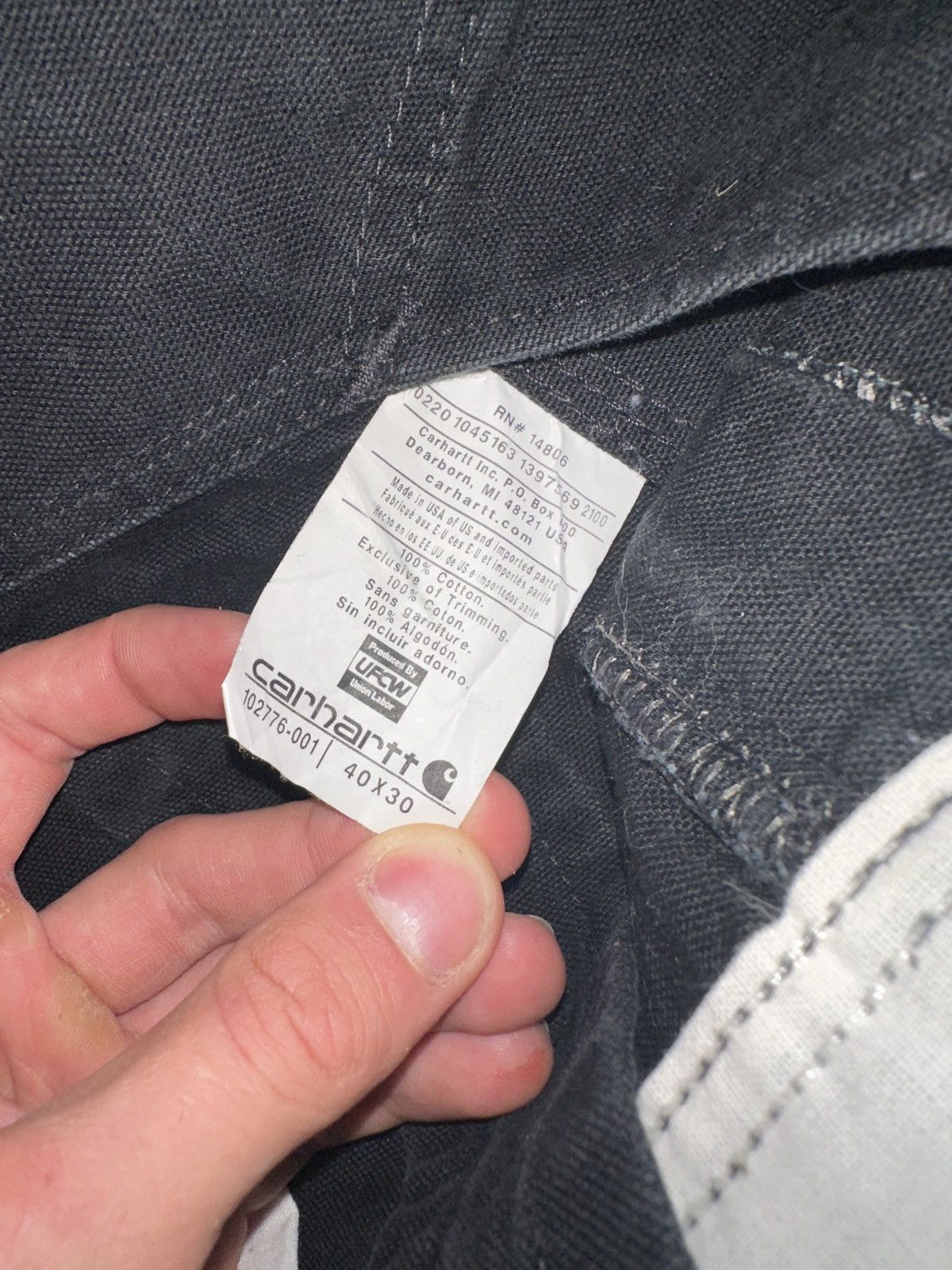 Carhartt Carhartt overall double knee mens size 40 x 30 Size US 40 / EU 56 - 6 Thumbnail