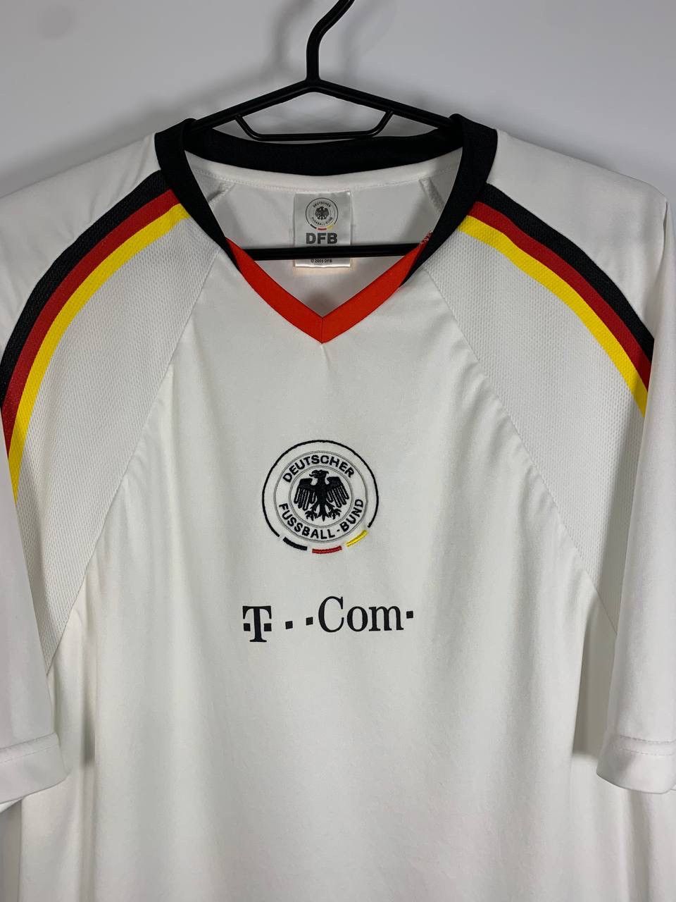 Vintage Germany 2005 DFB Home Jersey Size L T-Com Sponsor Vintage Size US L / EU 52-54 / 3 - 2 Thumbnail
