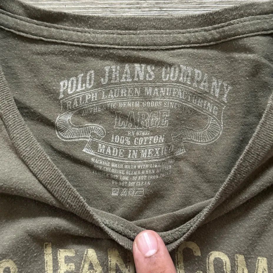 Polo Ralph Lauren Polo Ralph Lauren Polo Jeans Company Native American T Shirt Size US L / EU 52-54 / 3 - 3 Thumbnail