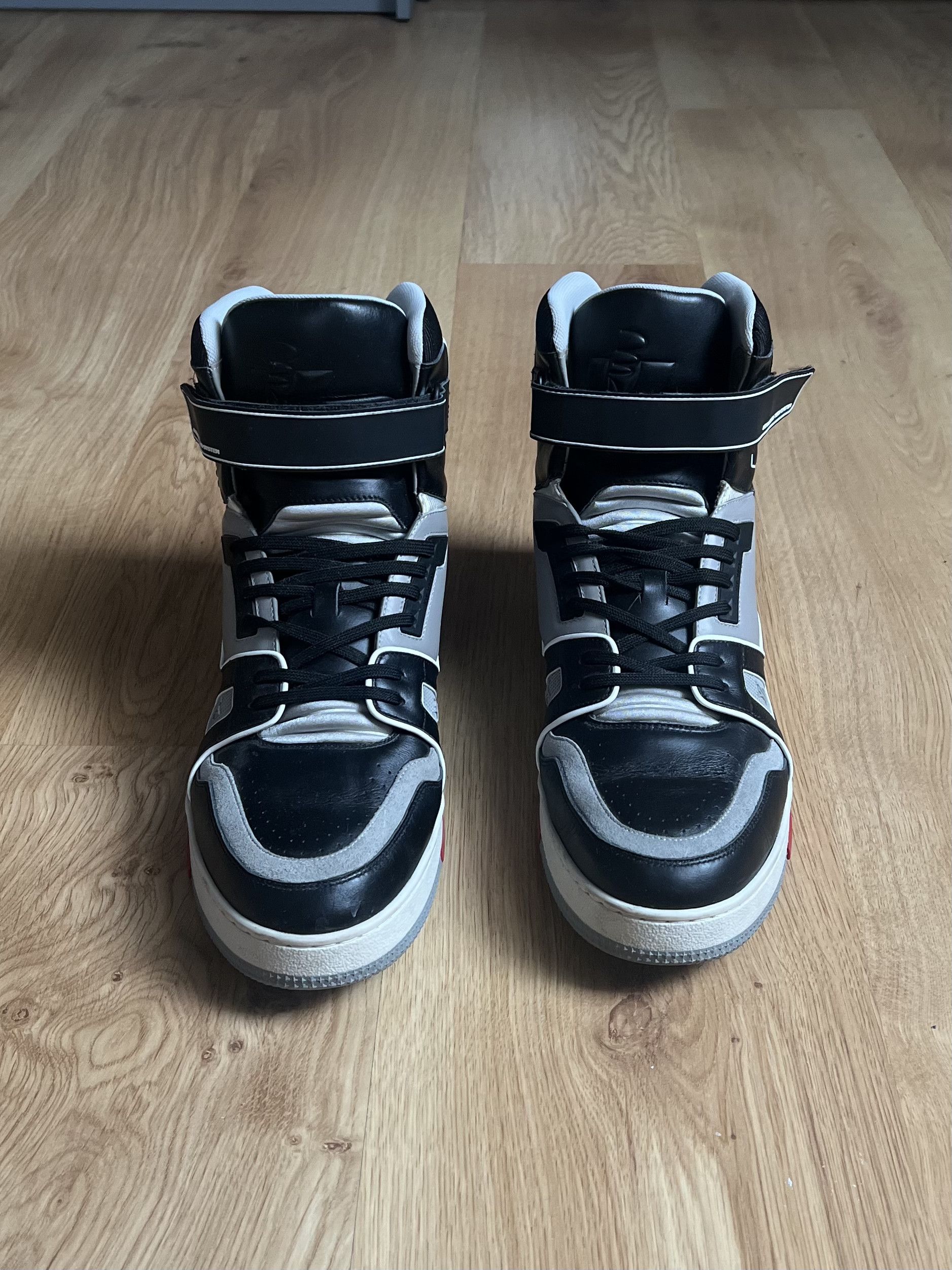 Louis Vuitton Louis Vuitton x Virgil Abloh 408 Trainers Hi Top Sneakers Size US 11 / EU 44 - 3 Thumbnail