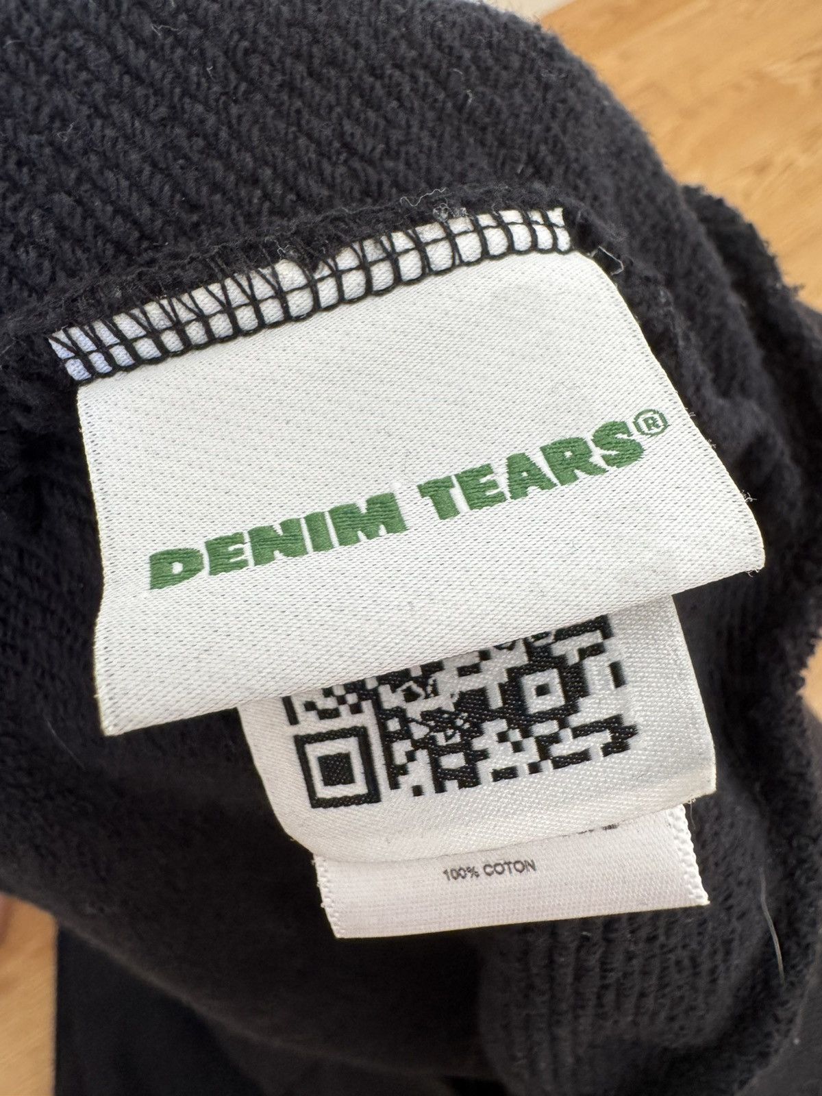DENIM TEARS Denim Tears The Cotton Wreath Sweatshirt ‘Black’ Size US L / EU 52-54 / 3 - 4 Thumbnail