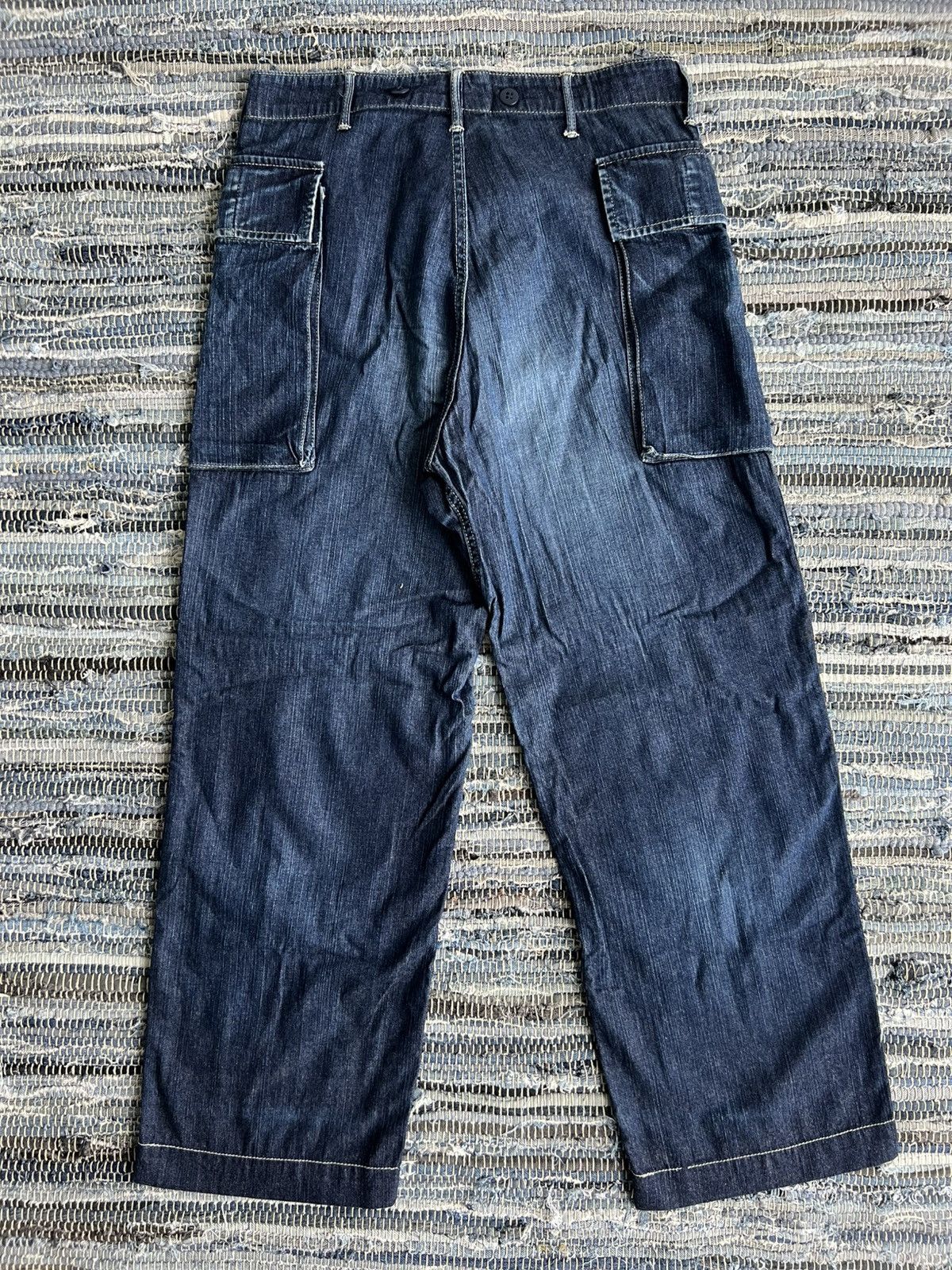 General Research AW10 GR War Field Wear M.C Cargo Mod USN Monkey Pants Denim Size US 31 - 2 Thumbnail