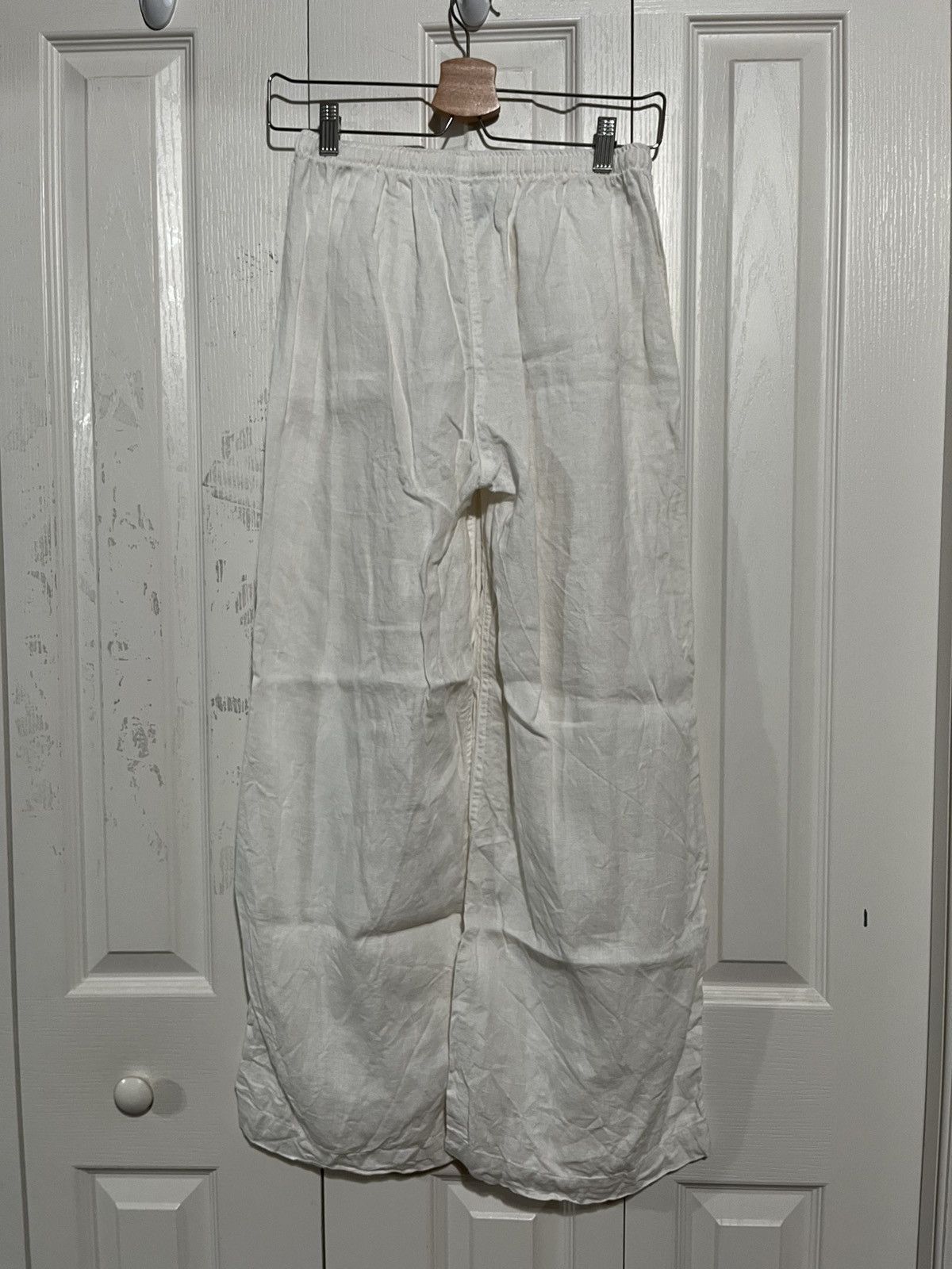Staatsballett White Linen Pants Size US 30 / EU 46 - 2 Thumbnail