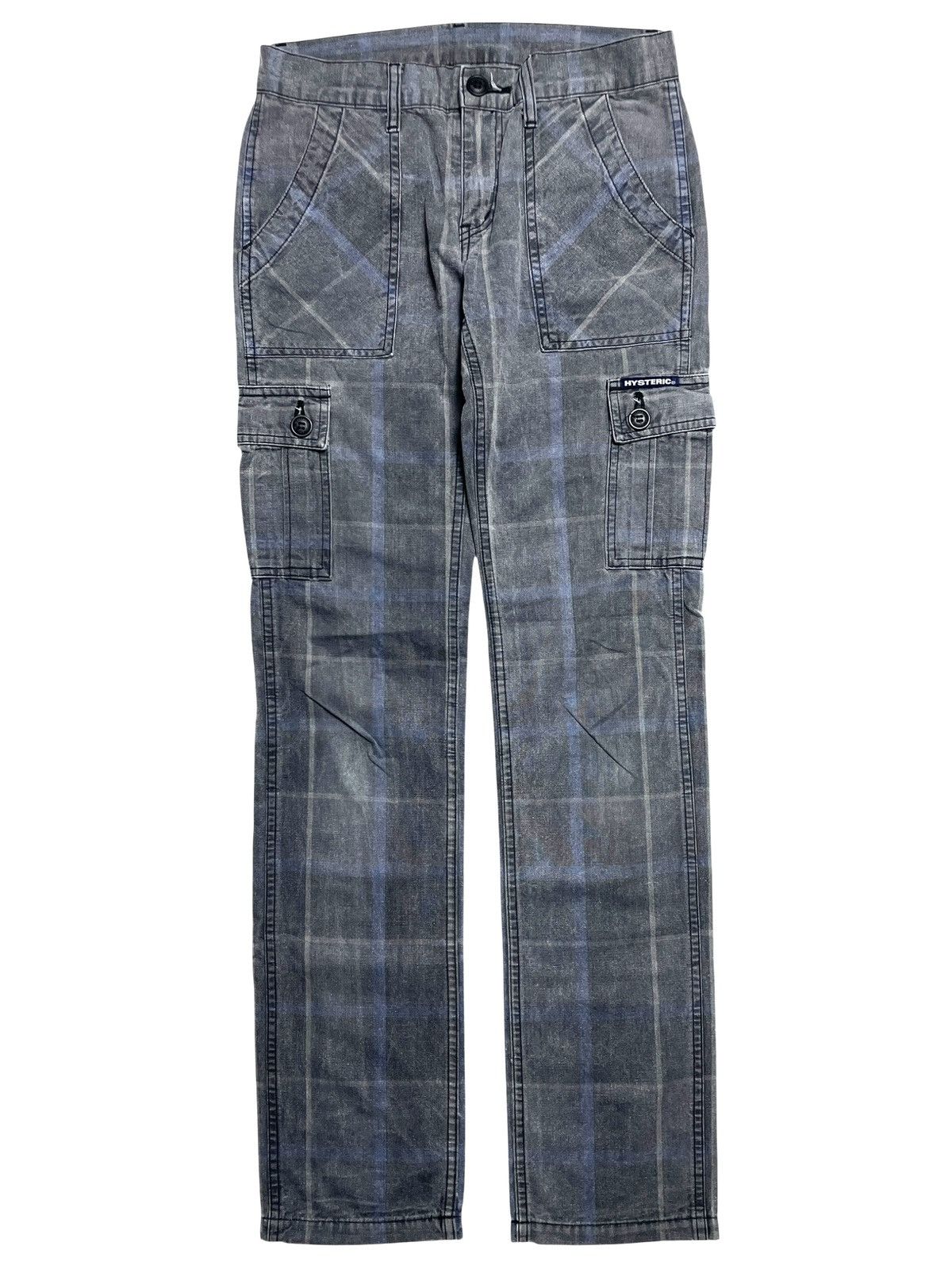 Hysteric Glamour 2000’s Hysteric Glamor - Plaid Cargo Pants Size US 26 / EU 42 - 1 Thumbnail