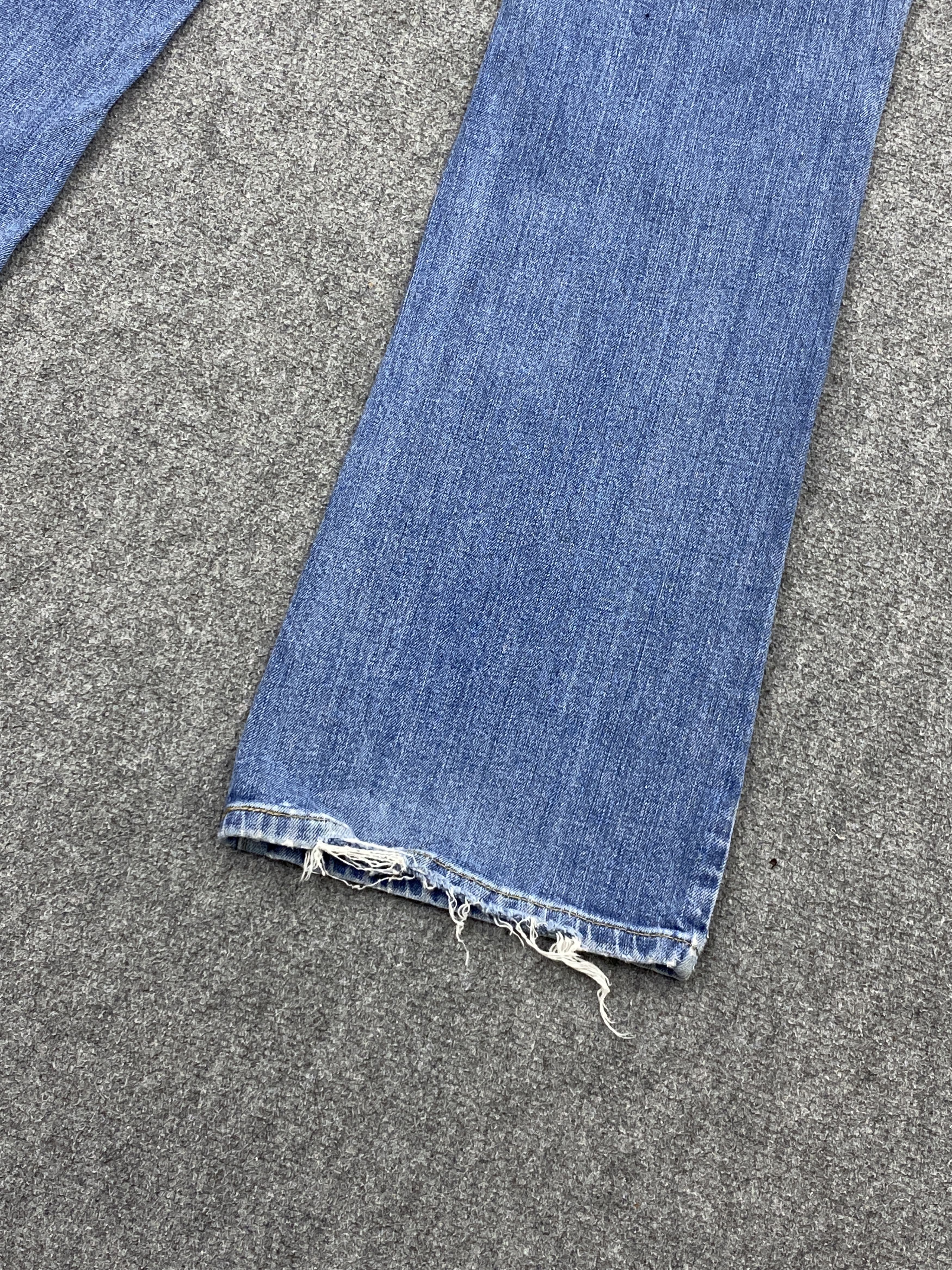 Levi's Vintage levis 515 Flare Blue Denim DP2631 Size US 30 / EU 46 - 15 Thumbnail
