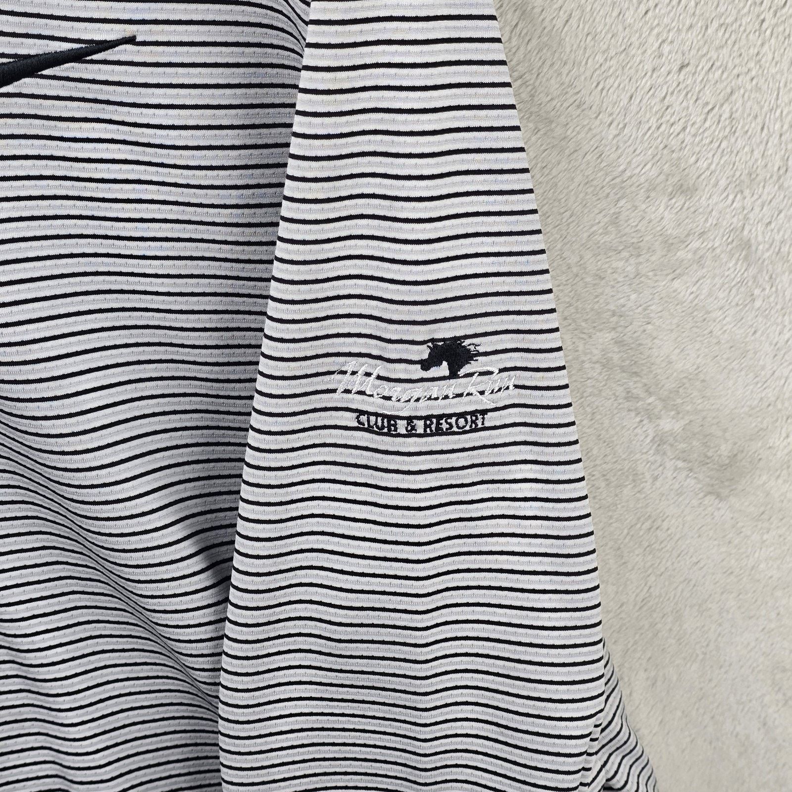 Nike Nike Golf Top Shirt Stripe Long Sleeve 1/2 Zip Victory XL Size US XL / EU 56 / 4 - 8 Thumbnail