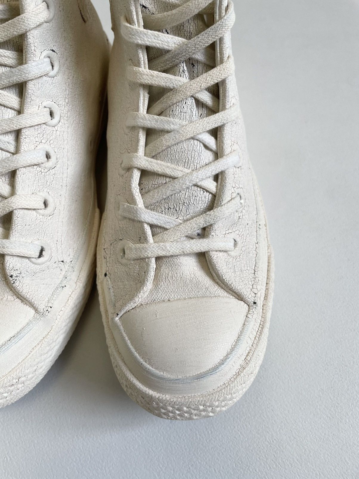 Maison Margiela S/S 14 Painted ‘Chuck Taylor All Star’ Sneakers Size US 7 / IT 37 - 10 Thumbnail