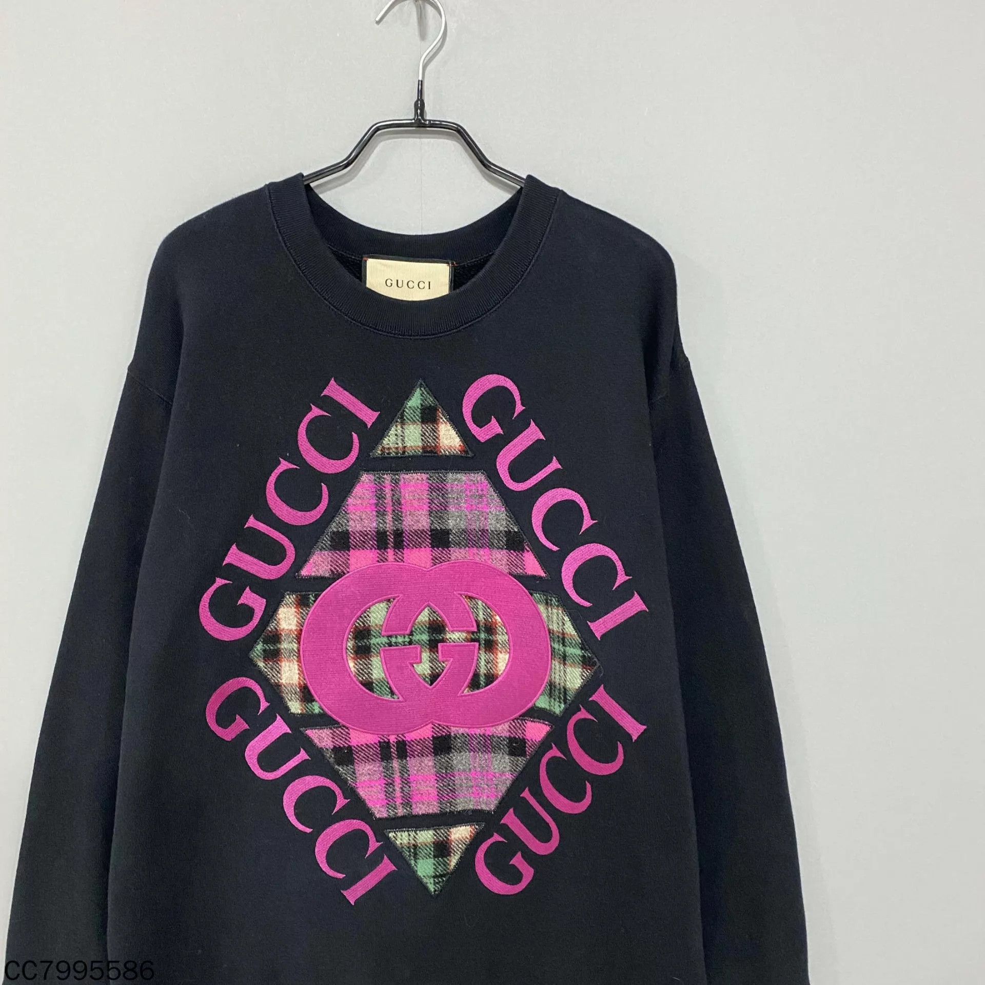 Gucci GUCCI check print logo hoodie XS Size US XS / EU 42 / 0 - 2 Thumbnail
