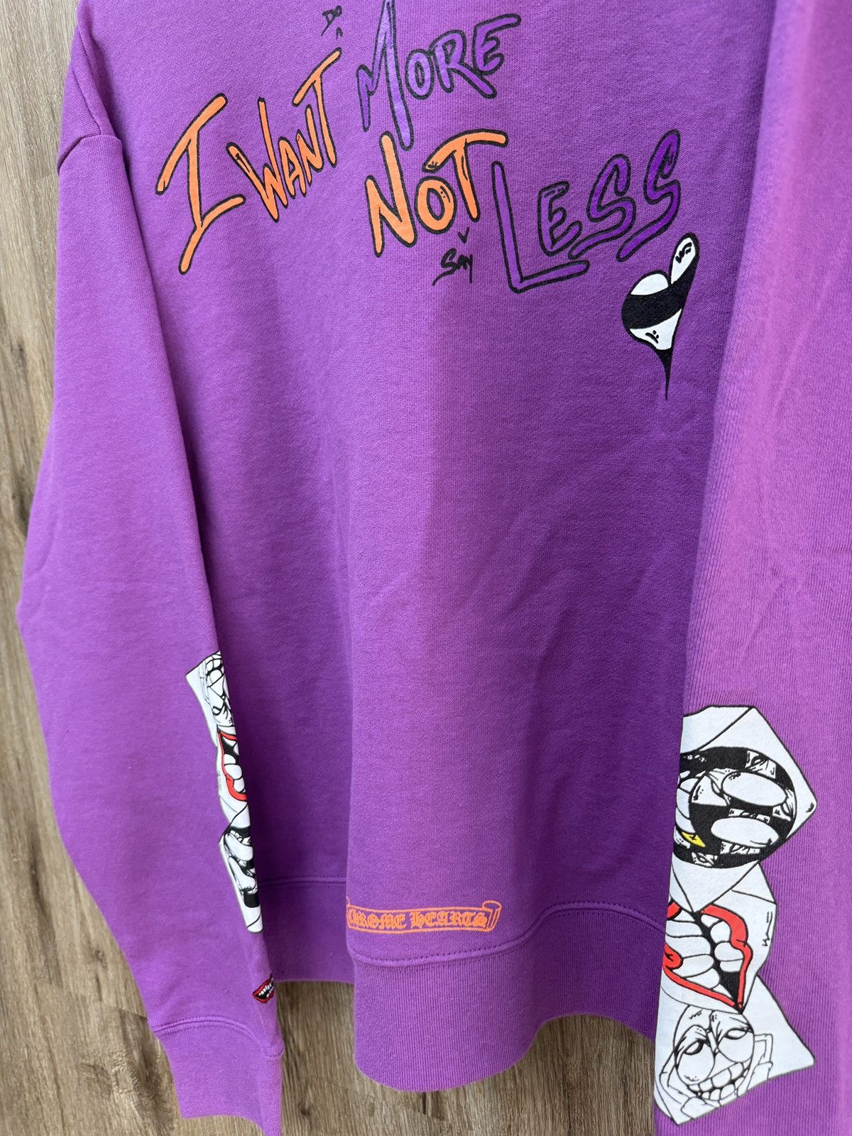 Chrome Hearts Chrome Hearts Purple Matty Boy Crewneck Size US S / EU 44-46 / 1 - 10 Thumbnail