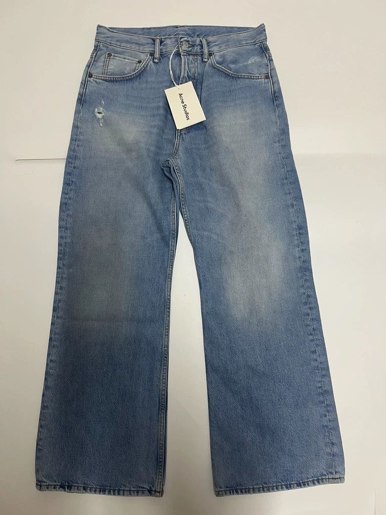 Acne Studios Acne studios Light blue straight leg jeans 2502-Nextarrow Size US 31 - 1 Thumbnail