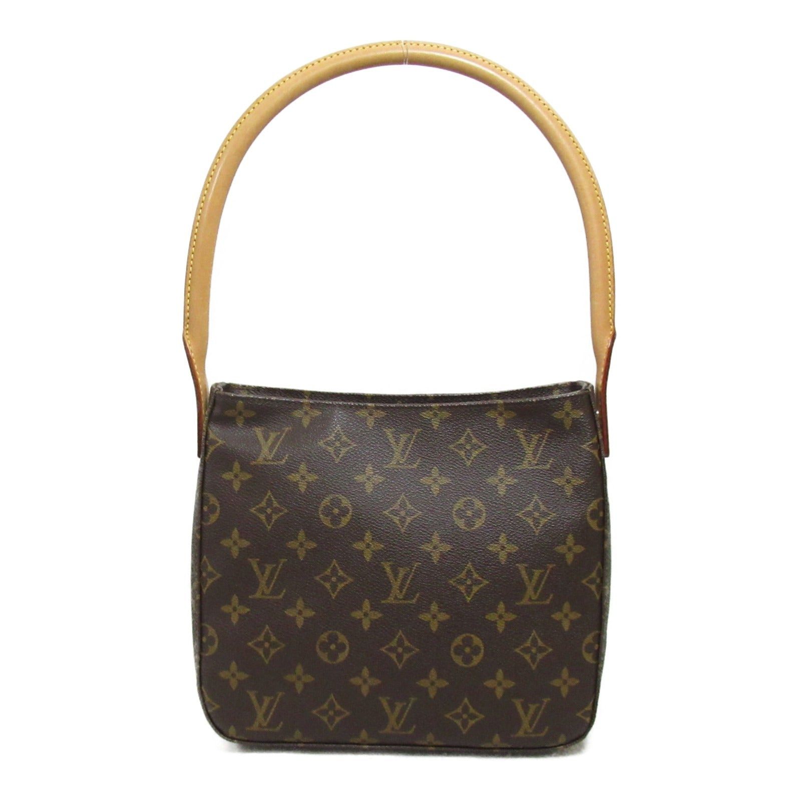 Louis Vuitton Louis Vuitton Looping Mm Shoulder Bag Coated Canvas Monogram Brown Size ONE SIZE - 1 Thumbnail