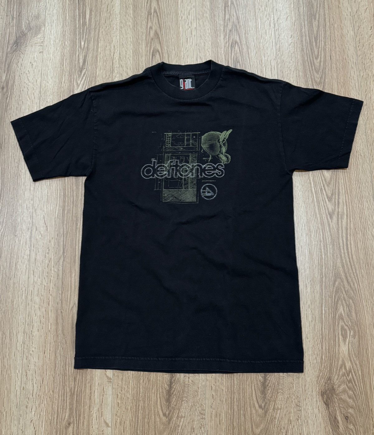 image of Band Tees x Rock T Shirt Vintage 90's Deftones Band Tour T-Shirt in Black, Men's (Size Medium)