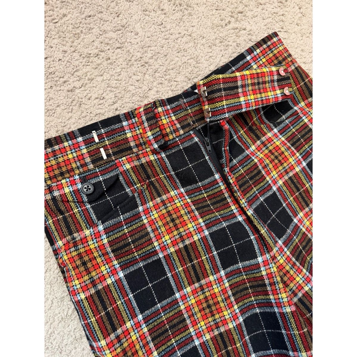 Vintage VINTAGE PLAID FLARE PANTS Size US 32 / EU 48 - 7 Thumbnail