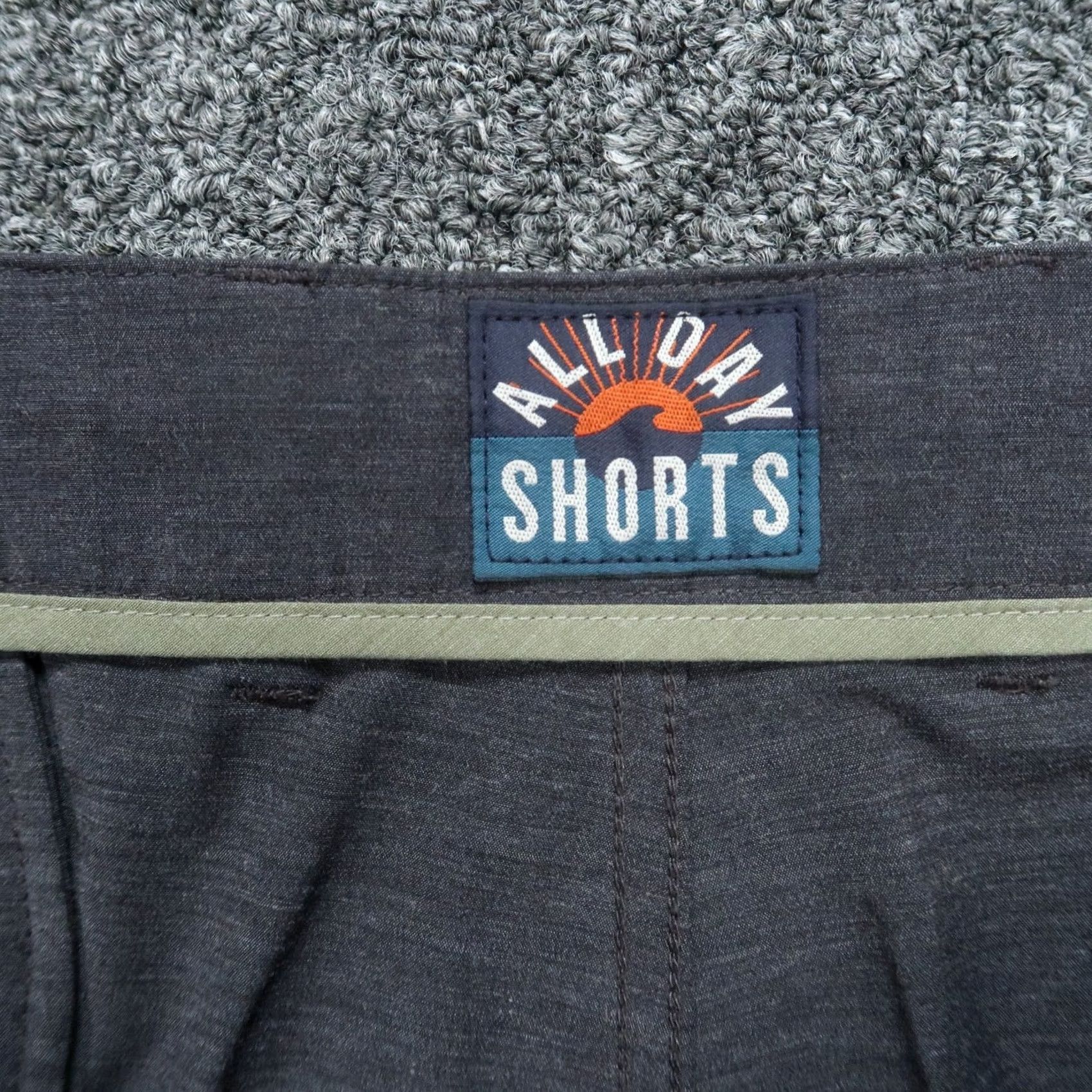 Faherty Faherty Short Mens 40 Gray All Day Chino Stretch Zip Pocket Lightweight Shirt? Size US 40 / EU 56 - 3 Thumbnail