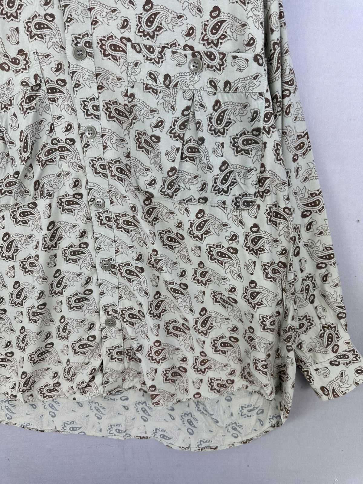 Japanese Brand Vittorio Carini Barassi Rayon Shirt Size US XL / EU 56 / 4 - 3 Thumbnail