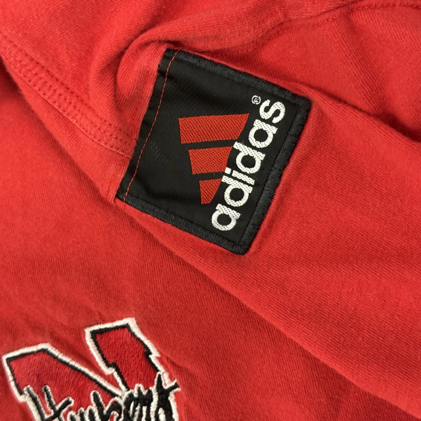 Adidas Vintage Adidas Nebraska Cornhuskers Polo 2XL Red Size US XXL / EU 58 / 5 - 5 Thumbnail