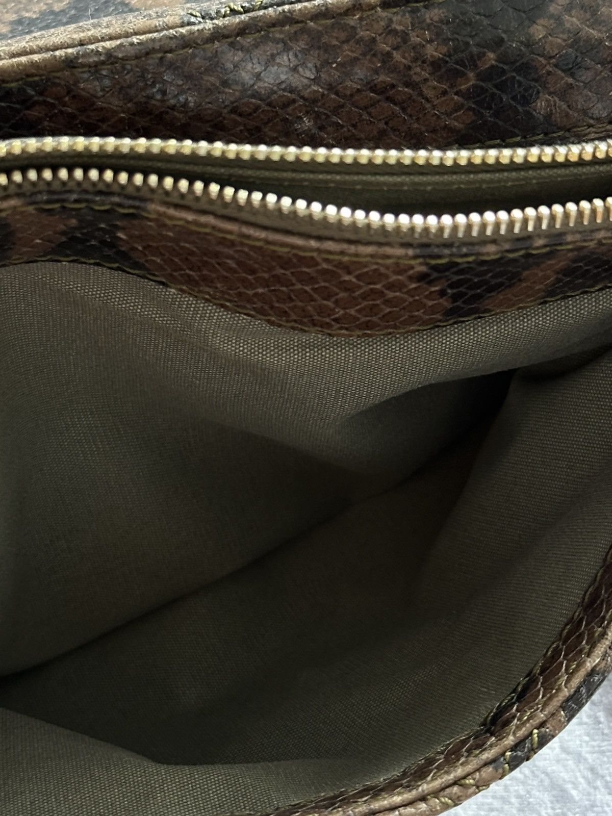 Marc by Marc Jacobs Marc Jacobs Python Leather Shoulder Bag Size ONE SIZE - 10 Thumbnail