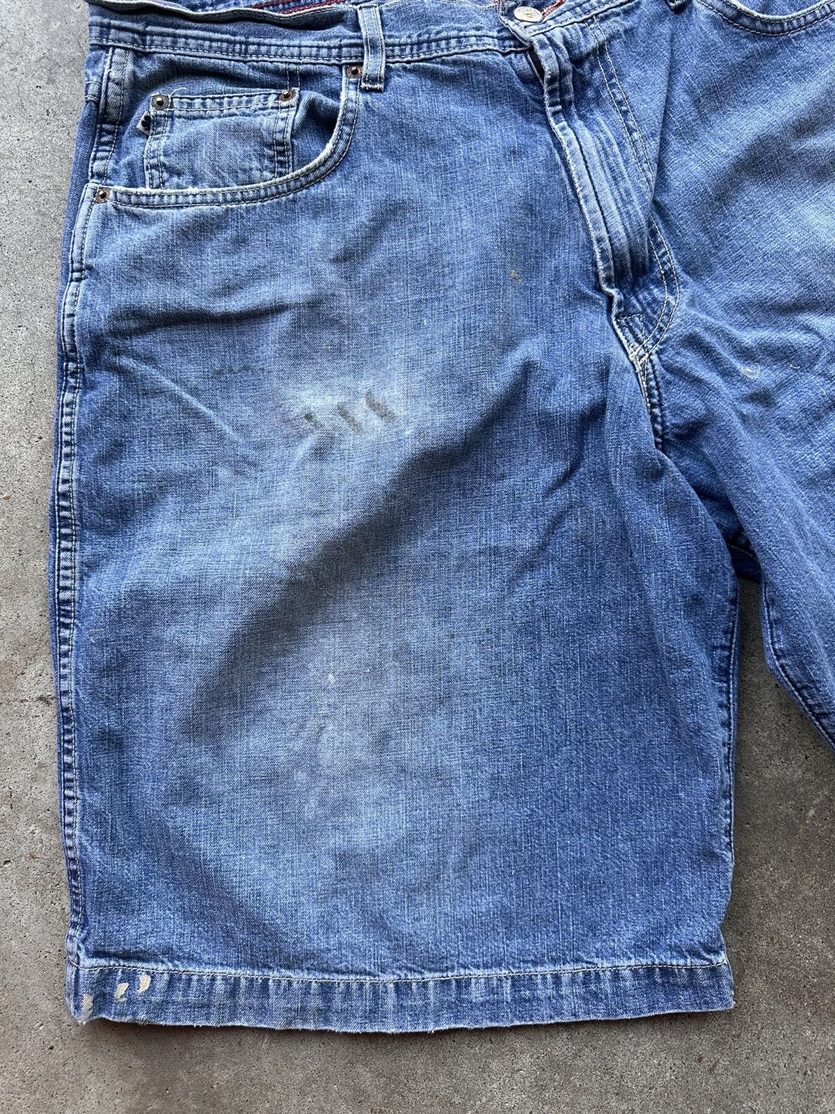 Lucky Brand × Vintage 90s Lucky Brand Denim Jorts Size US 37 - 2 Thumbnail