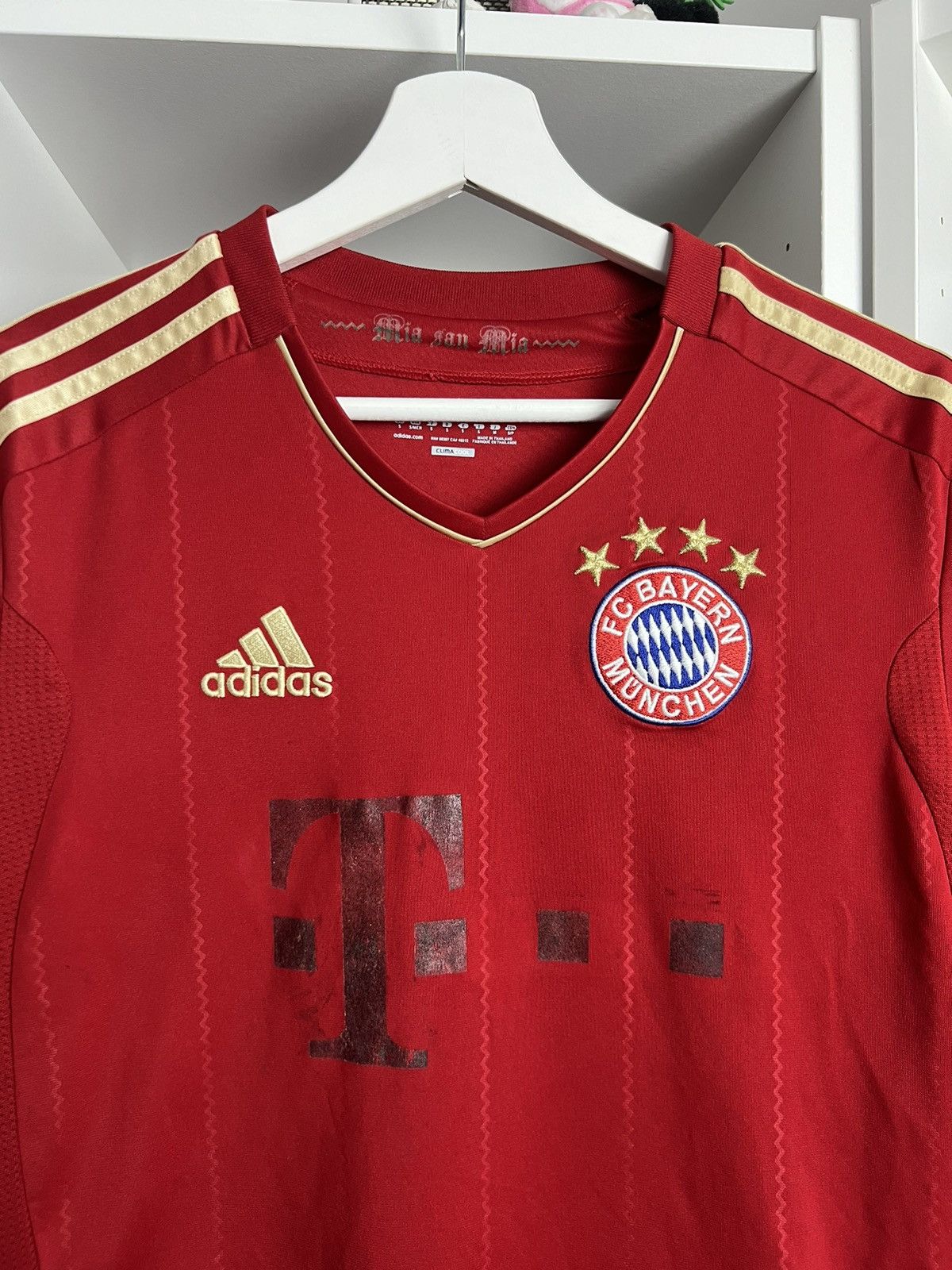 Adidas × Vintage Adidas Bayern monachium 11-13 Robben home set football jersey Size US S / EU 44-46 / 1 - 3 Thumbnail