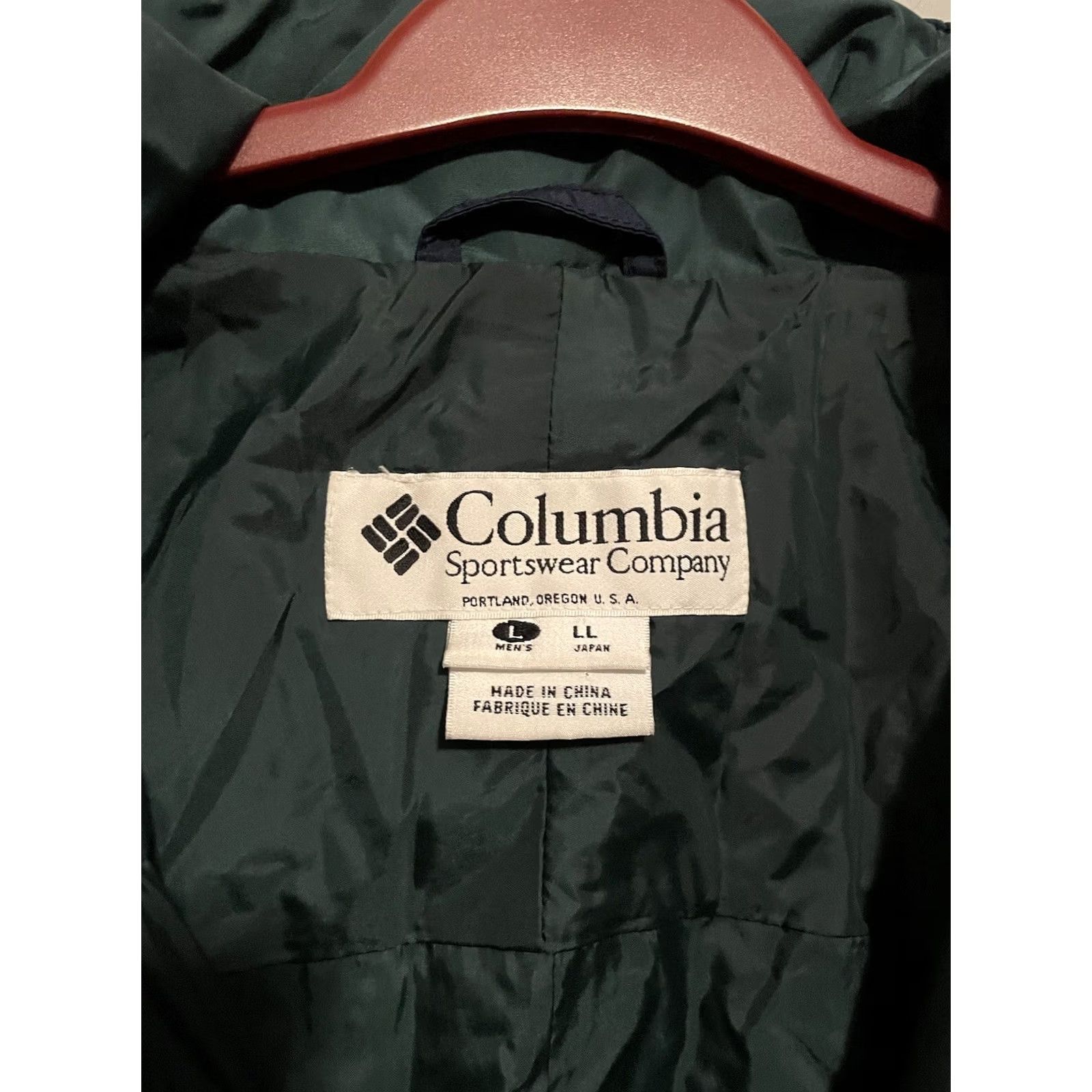 Vintage VINTAGE Columbia Jacket Mens Large Blue Parka Outdoor Rain Coat Nylon 1990s Effect Men L Blue Parka Mens Size US L / EU 52-54 / 3 - 4 Thumbnail