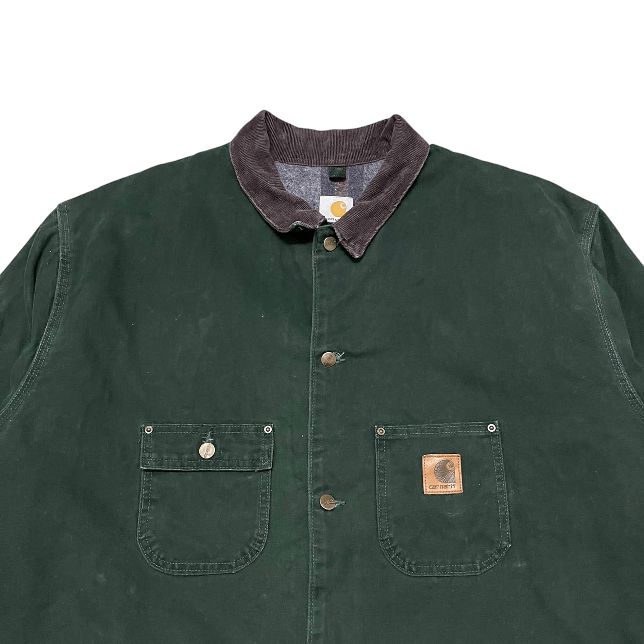 Carhartt Vintage Carhartt Work Chore Duck Canvas Jacket 4XL Size US XXL / EU 58 / 5 - 3 Thumbnail