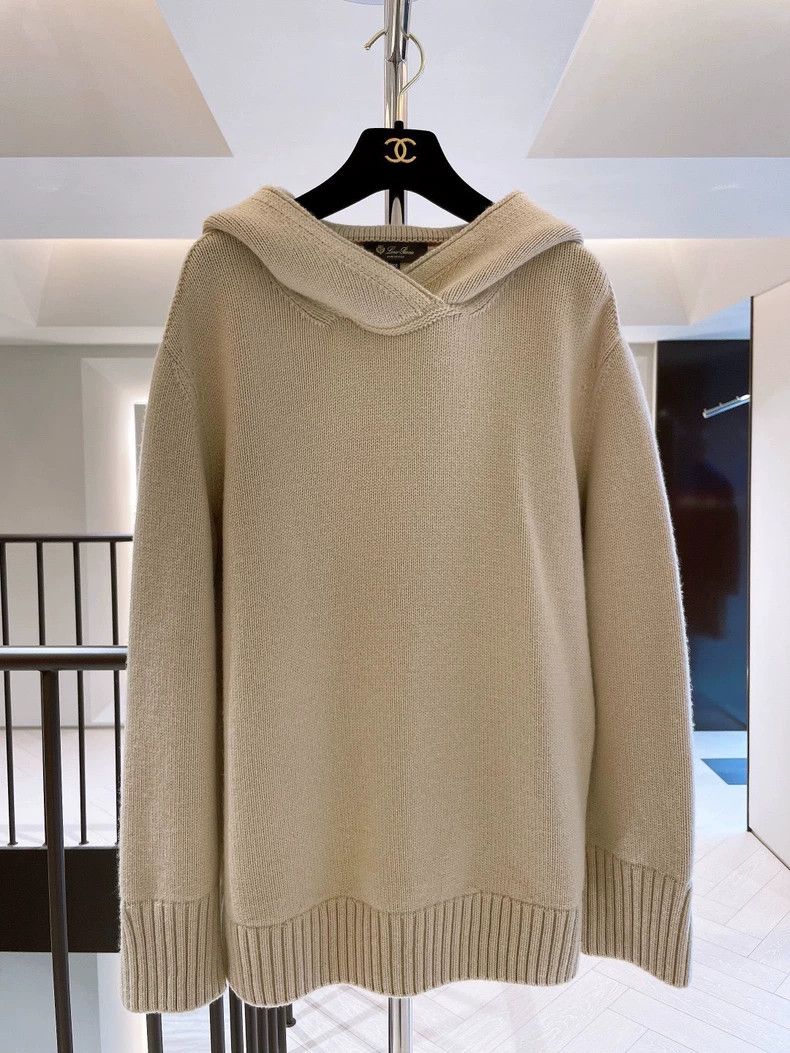 Loro Piana LORO PIANA Light milk yellow baby cashmere hooded sweater Size XS / US 0-2 / IT 36-38 - 2 Thumbnail
