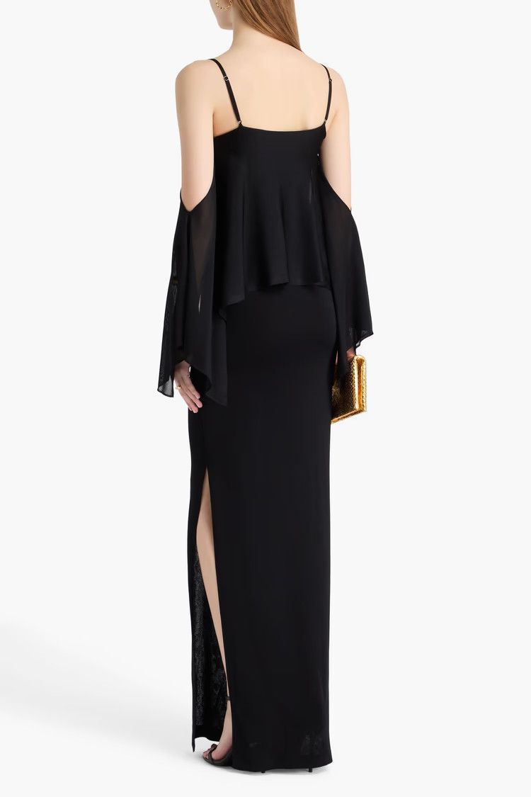 Tom Ford o1y0126 Maxi Dress in Black Size M / US 6-8 / IT 42-44 - 3 Thumbnail