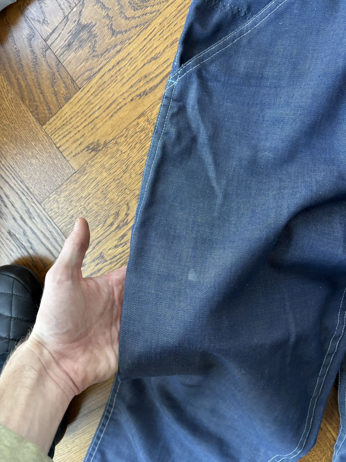 Levi's × Sears × Vintage Vintage Sears Toughskins 1970s Carpenter Jean Darkwash Perma Size US 30 / EU 46 - 11 Thumbnail