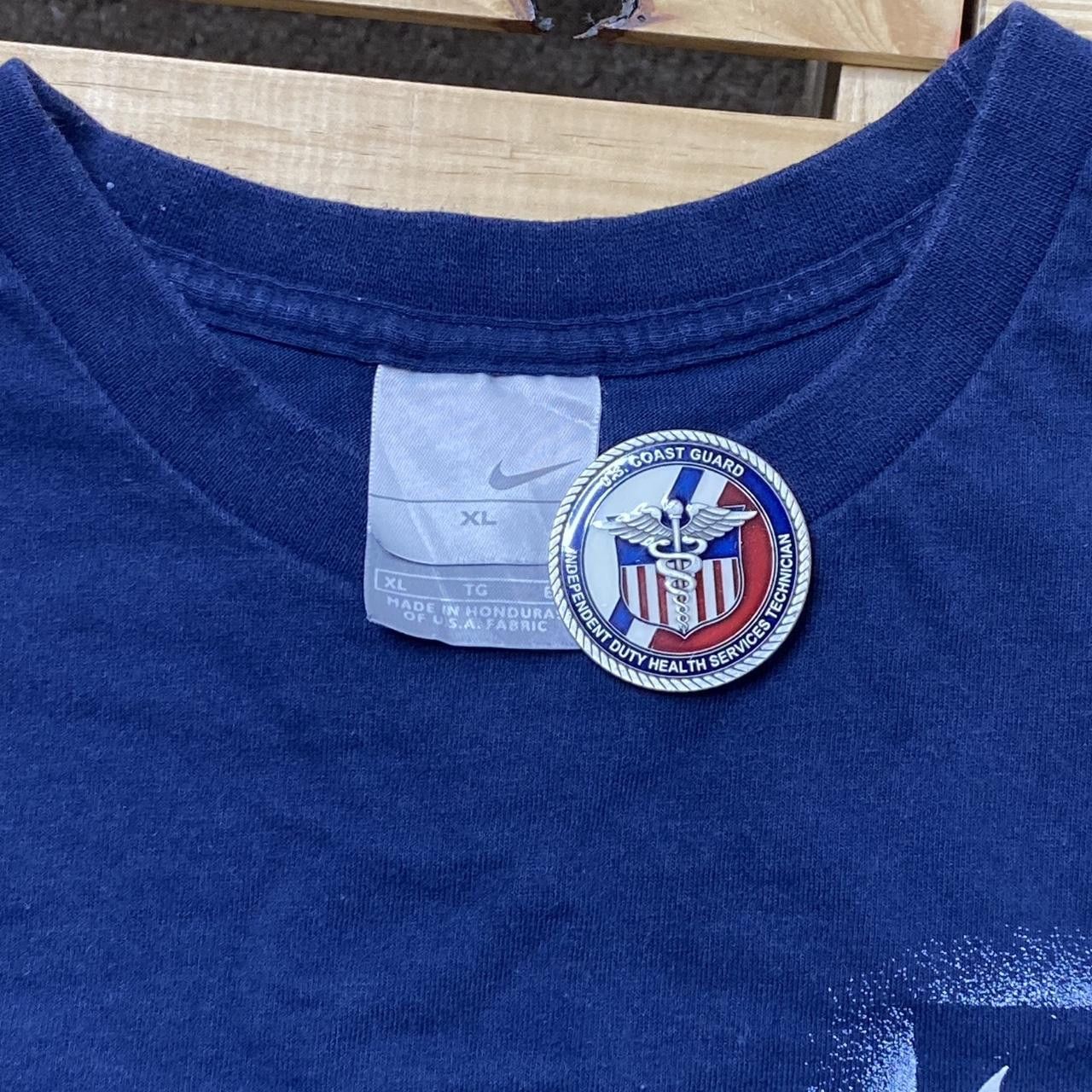 Nike Vintage Nike Swoosh Navy Blue Tee Size XL Size US XL / EU 56 / 4 - 4 Thumbnail