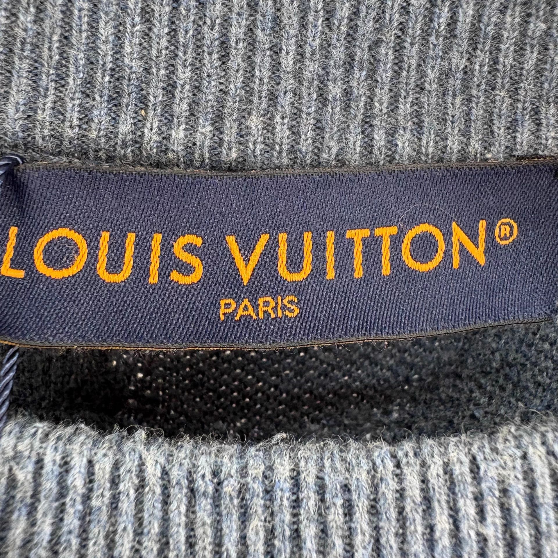 Louis Vuitton lv flocked logo sweater size S Size US S / EU 44-46 / 1 - 5 Thumbnail