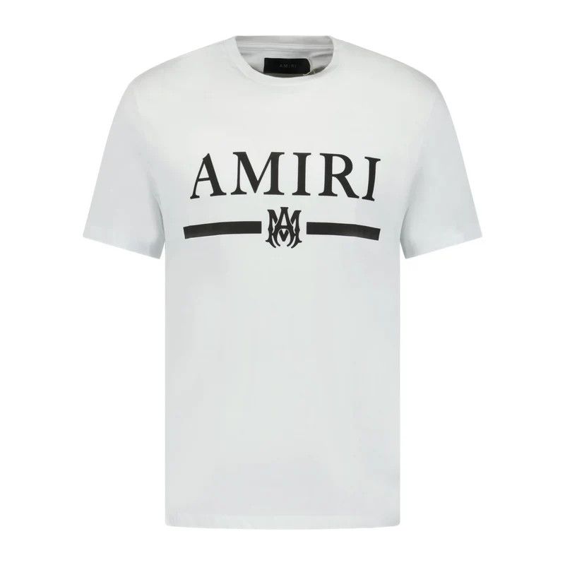 Amiri o1mle0325 MA Bar Logo T-Shirt in White Size US XS / EU 42 / 0 - 1 Thumbnail