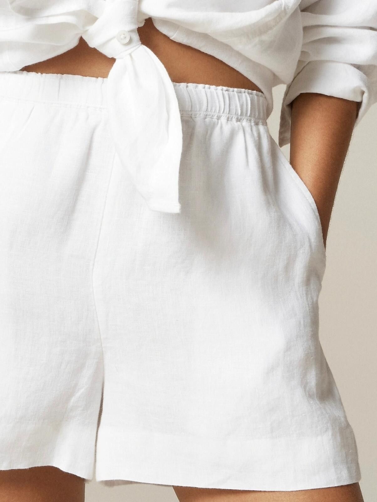 J.Crew J Crew 3" Stratus short in linen Size 28" / US 6 / IT 42 - 6 Thumbnail