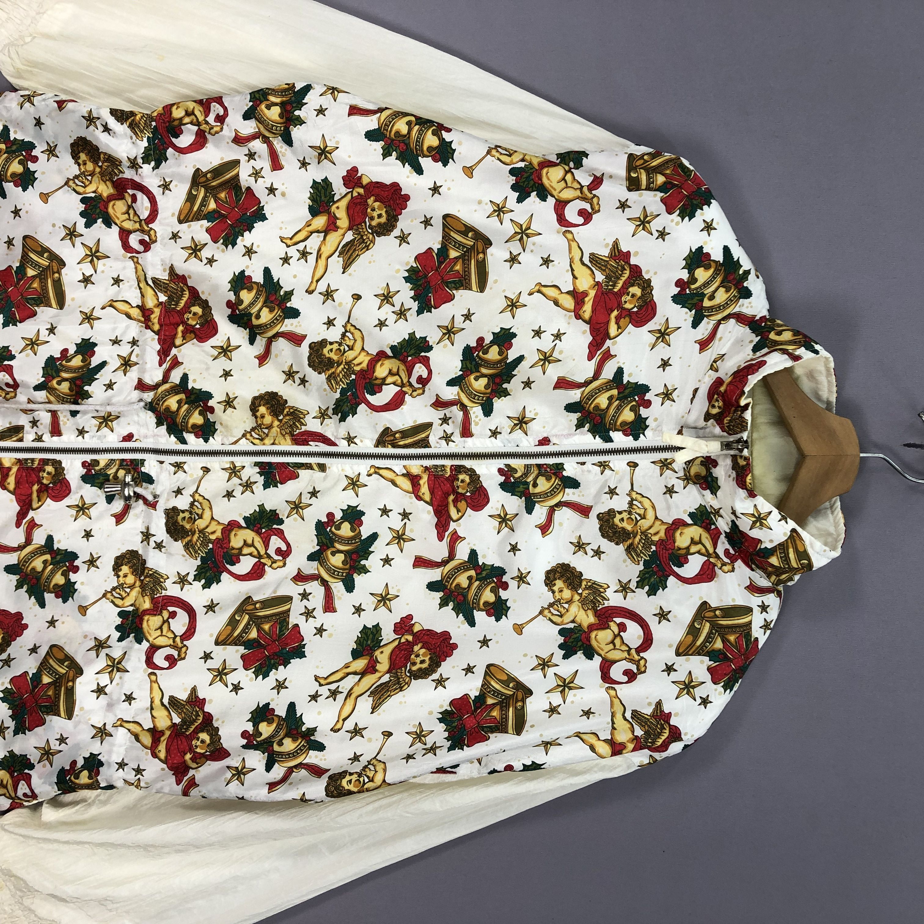Vintage Vintage Renaissance Napoleon Satin Windbreaker Jacket Size US L / EU 52-54 / 3 - 2 Thumbnail